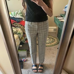 Plaid dress pants